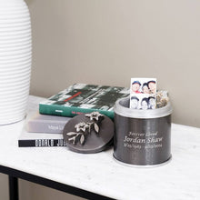 Load image into Gallery viewer, At Peace Memorials Meadow Song Lily Memento Keepsake Slate/Pewter