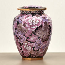 Load image into Gallery viewer, At Peace Memorials Elite Floral Blush Large/Adult Cremation Urn 210 Cubic Inches