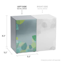 Load image into Gallery viewer, At Peace Memorials Life Canvas Foliage Pewter, Companion Urn LEFT SIDE 200 CI