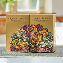 Load image into Gallery viewer, At Peace Memorials Life Canvas Mandala Bronze Companion Urn RIGHT SIDE 200 CI