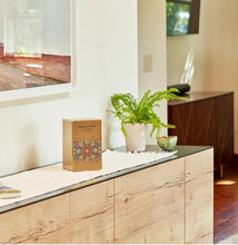 Load image into Gallery viewer, At Peace Memorials Life Canvas Mosaic Bronze Adult Cremation Urn 200 CI