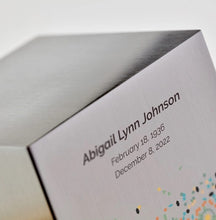 Load image into Gallery viewer, At Peace Memorials Life Canvas Mosaic Pewter Adult Cremation Urn 200 CI