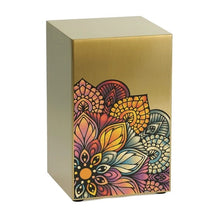 Load image into Gallery viewer, At Peace Memorials Life Canvas Mandala Bronze Companion Urn RIGHT SIDE 200 CI