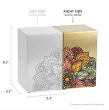 Load image into Gallery viewer, At Peace Memorials Life Canvas Mandala Bronze Companion Urn RIGHT SIDE 200 CI