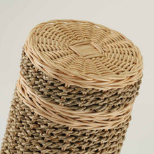 Load image into Gallery viewer, At Peace Memorials Woven Naturals Seagrass Scattering Urn for Ashes 200 cubic inches