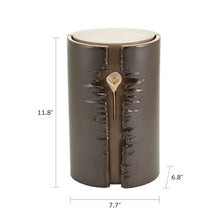 Load image into Gallery viewer, At Peace Memorials Lily Column Taupe Large/Adult Cremation Urn 230 CI