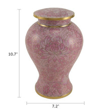 Load image into Gallery viewer, At Peace Memorials Etienne Rose Large/Adult Cremation Urn 200 Cubic Inches