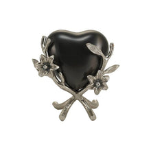 Load image into Gallery viewer, At Peace Memorials Meadow Song Lily Heart Stand Pewter Accessory