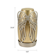 Load image into Gallery viewer, At Peace Memorials Arabella Wings Textured Bronze/Pewter Large/Adult