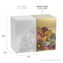 Load image into Gallery viewer, At Peace Memorials Life Canvas Mandala Bronze Companion Urn RIGHT SIDE 200 CI