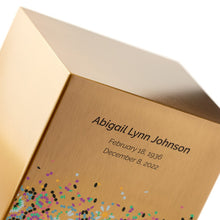 Load image into Gallery viewer, At Peace Memorials Life Canvas Mosaic Bronze Adult Cremation Urn 200 CI