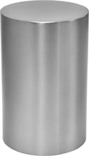 Load image into Gallery viewer, Large/Adult 200 Cubic Inches Silver Color Stainless Steel Cylinder Cremation Urn