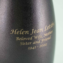 Load image into Gallery viewer, At Peace Memorials Arabella Urn Textured Slate Large/Adult