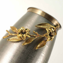 Load image into Gallery viewer, At Peace Memorials Meadow Song Lily Pewter/Bronze, Cremation urn for ashes 205 Cubic inches