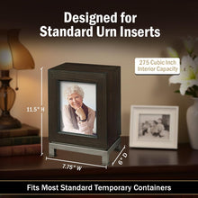Load image into Gallery viewer, Howard Miller 800-226 (800226) Metro II Mantel Cremation Urn for Ashes, 275 inch