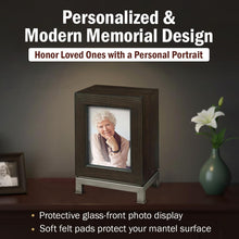 Load image into Gallery viewer, Howard Miller 800-226 (800226) Metro II Mantel Cremation Urn for Ashes, 275 inch