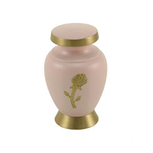 Load image into Gallery viewer, At Peace Memorials Rose Mini Keepsake Cremation Urn 5 Cubic Inches