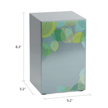 Load image into Gallery viewer, At Peace Memorials Life Canvas Foliage Pewter, Companion Urn RIGHT SIDE 200 CI