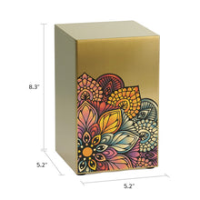 Load image into Gallery viewer, At Peace Memorials Life Canvas Mandala Bronze Companion Urn RIGHT SIDE 200 CI