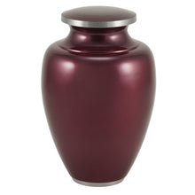 Load image into Gallery viewer, At Peace Memorials XL Camden Garnet cremation urn for ashes 300 Cubic inches