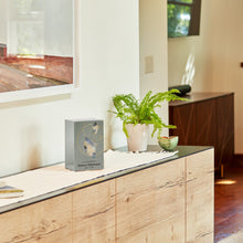 Load image into Gallery viewer, At Peace Memorials Life Canvas Ginkgo Pewter, Companion Urn RIGHT SIDE 200 CI