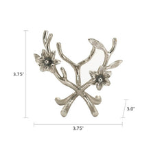 Load image into Gallery viewer, At Peace Memorials Meadow Song Lily Heart Stand Pewter Accessory