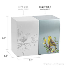 Load image into Gallery viewer, Life Canvas Birds Pewter, Right Side