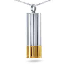 Load image into Gallery viewer, Shotgun Shell Stainless Steel Pendant/Necklace Funeral Cremation Urn for Ashes
