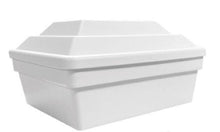 Load image into Gallery viewer, At Peace Memorials Ella Cremains White Funeral Cremation Urn Vault