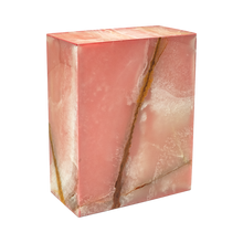 Load image into Gallery viewer, Large/Adult 220 Cubic Inches Eternity Pink Pearl Rectanglular Cremation Urn