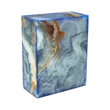 Load image into Gallery viewer, Large/Adult 220 Cubic Inches Eternity Sapphire Onyx Rectangular Cremation Urn