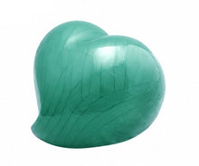 Load image into Gallery viewer, Small/Keepsake Teal Infinity Eternal Heart Funeral Cremation Urn