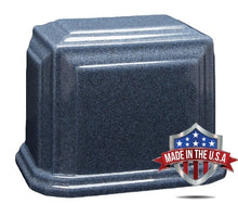 Load image into Gallery viewer, At Peace Memorials Companion Cultured Marble Urn for Ashes (Wedgewood) 600 CI TSA Approved