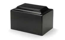 Load image into Gallery viewer, Classic Orca Black Granite Adult Cremation Urn, 210 Cubic Inches, TSA Approved