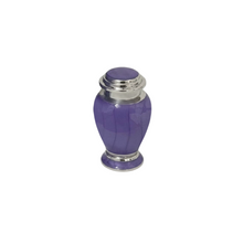 Load image into Gallery viewer, At Peace Memorials Hotep Purple Keepsake Urn for Ashes