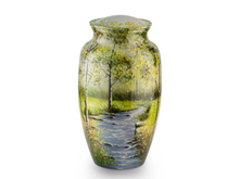Load image into Gallery viewer, Babbling Brook 220 Cubic Inches Large/Adult Funeral Cremation Urn for Ashes