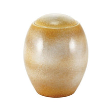 Load image into Gallery viewer, At Peace Memorials Serene Reflections Sandy White Large/Adult Cremation Urn 214 CI