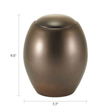Load image into Gallery viewer, At Peace Memorials Serene Reflections Antique Metallic Large/Adult Cremation Urn 214 CI
