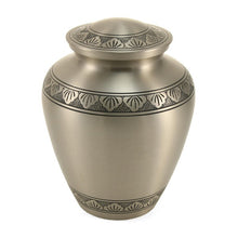 Load image into Gallery viewer, At Peace Memorials Eterna Elite Pewter Large/Adult Cremation Urn 200 CI
