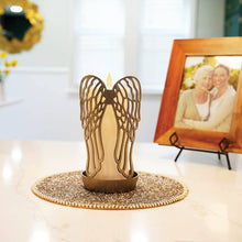 Load image into Gallery viewer, At Peace Memorials Arabella Wings Textured Pewter Base Accessory