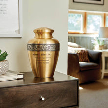 Load image into Gallery viewer, At Peace Memorials Avalon Bronze Large/Adult Cremation Urn 200 CI