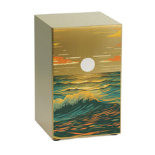 Load image into Gallery viewer, At Peace Memorials Life Canvas Ocean Landscape Bronze Large Cremation Urn 200 CI