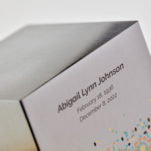 Load image into Gallery viewer, At Peace Memorials Life Canvas Mosaic Pewter Adult Cremation Urn 200 CI