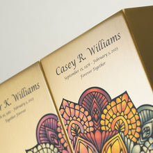 Load image into Gallery viewer, At Peace Memorials Life Canvas Mandala Bronze Companion Urn RIGHT SIDE 200 CI