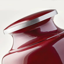 Load image into Gallery viewer, At Peace Memorials XL Camden Garnet cremation urn for ashes 300 Cubic inches