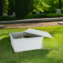 Load image into Gallery viewer, Large/Adult Granite Polymer Urn Vault for Ground Burial Funeral Cremation Urn
