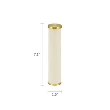 Load image into Gallery viewer, At Peace Memorials Small/Keepsake 10 Cubic Inches Riverfall Scatter Geneva Rose Ivory Cremation Urn