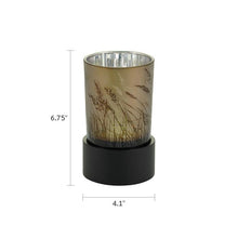 Load image into Gallery viewer, At Peace Memorials Small/Keepsake 4 Cubic Inches Illuminate Prairie Glass Cremation Urn