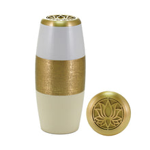 Load image into Gallery viewer, At Peace Memorials Large/Adult 200 Cubic Inches Riverfall Scatter Allure Lotus Bronze Cremation Urn