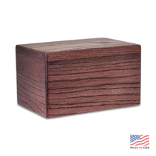 Load image into Gallery viewer, Large/Adult 220 Cubic Inches Kinder Oak Wood Funeral Cremation Urn for Ashes